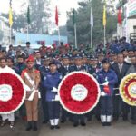 নওগাঁয় বীর শহীদদের প্রতি সর্বস্তরের মানুষের শ্রদ্ধা