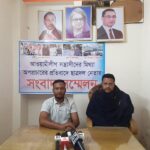 পটুয়াখালী প্রেসক্লাবের আহবায়ক জাকির হোসেন ও সদস্য সচিব গোলাম রহমান