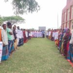 দশমিনায় যুবদল নেতাদের বিচারের দাবিতে জামায়াত নেতার মানববন্ধন