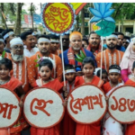 কর্ণফুলীতে বর্ণাঢ্য আয়োজনে বর্ষবরণে আনন্দ শোভাযাত্রা 