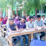 পলাশবাড়ীতে খোলা আকাশের নিচে ক্লাস,ঝড়ে বিধ্বস্ত কলেজ।