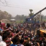 পানি নিষ্কাশনের অভাবে বেনাপোল স্থল বন্দরে জলাবদ্ধতার সৃষ্টি হয়েছে