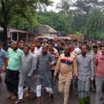 পঞ্চগড় কেন্দ্রীয় কর্মসূচির অংশ হিসেবে ছাত্রদলের বিক্ষোভ মিছিল