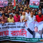কালাই উপজেলা প্রশাসনের পক্ষে শহীদ রিতার কবর জিয়ারত ও পুষ্পস্তবক অর্পণ