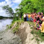 নেত্রকোনার দুর্গাপুরে বালু উত্তোলন রোধে প্রশাসনের অভিযান