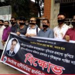 দশমাইল হাইওয়ে মহাসড়কে নিয়ন্ত্রণ হারিয়ে যাত্রীবাহি বাস উল্টে খাদে অল্পের জন্য বেঁচে গেলো যাত্রী