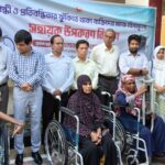 কলমাকান্দায় মাদক ব্যবসায়ী ও চোরাকারবারিদের গ্রেপ্তার দাবিতে বিক্ষোভ