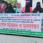 শার্শার গোড়পাড়া বাজারে ধানের শীষ প্রার্থী-তৃপ্তির গণসংযোগ