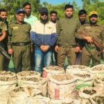 নেত্রকোনার দুর্গাপুরে বিজিবির অভিযানে ৭১ বোতল ভারতীয় মদ জব্দ