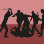 কুমিল্লা আমতলি কালিমন্দিরের জায়গা দখলের প্রতিবাদে মানববন্ধন