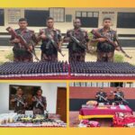 সান্তাহারে গাঁজাসহ চার মাদক কারবারি গ্রেপ্তার