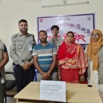 চিরিরবন্দরে পোনা মাছ অবমুক্ত।