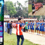 জয়পুরহাটের পাঁচবিবি উপজেলায় সবুজ ধানক্ষেতের মাঝখানে গড়ে উঠেছে দৃষ্টিনন্দন একটি ঈদগাঁ মাঠ।