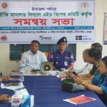 পাঁচবিবিতে নিম্ন মানের ইট বালু খোয়া দিয়ে চলছে সড়কের কাজ