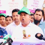 শিশু শাওন হত্যার বিচার দাবিতে শাহরাস্তিতে এলাকাবাসীর মানববন্ধন