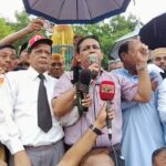 গণভোটের রায় বাস্তবায়নের দাবিতে ফরিদগঞ্জ জামায়াতে ইসলামীর গণমিছিল